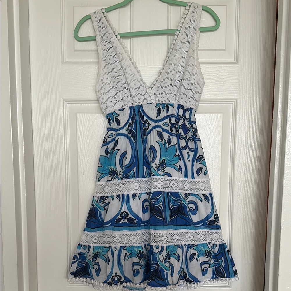 Handmade in Positano | 100% Cotton Mini Dress